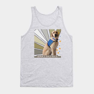 Service Dogs Rock Neutral Tank Top